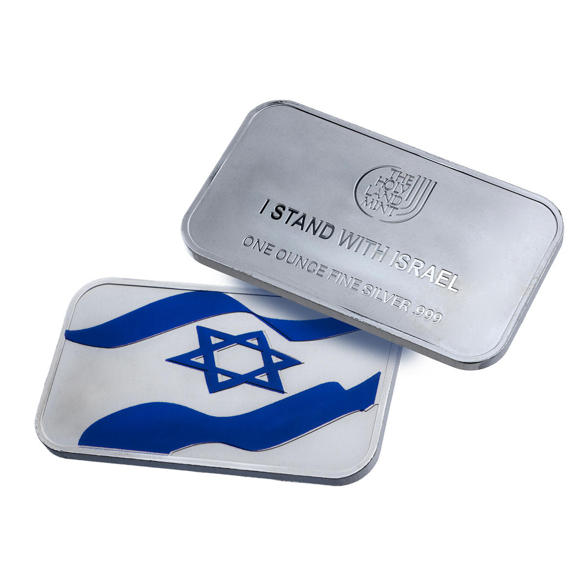 I Stand with Israel -  1 oz Silver .999 Colorized Bar (Limited Edition)